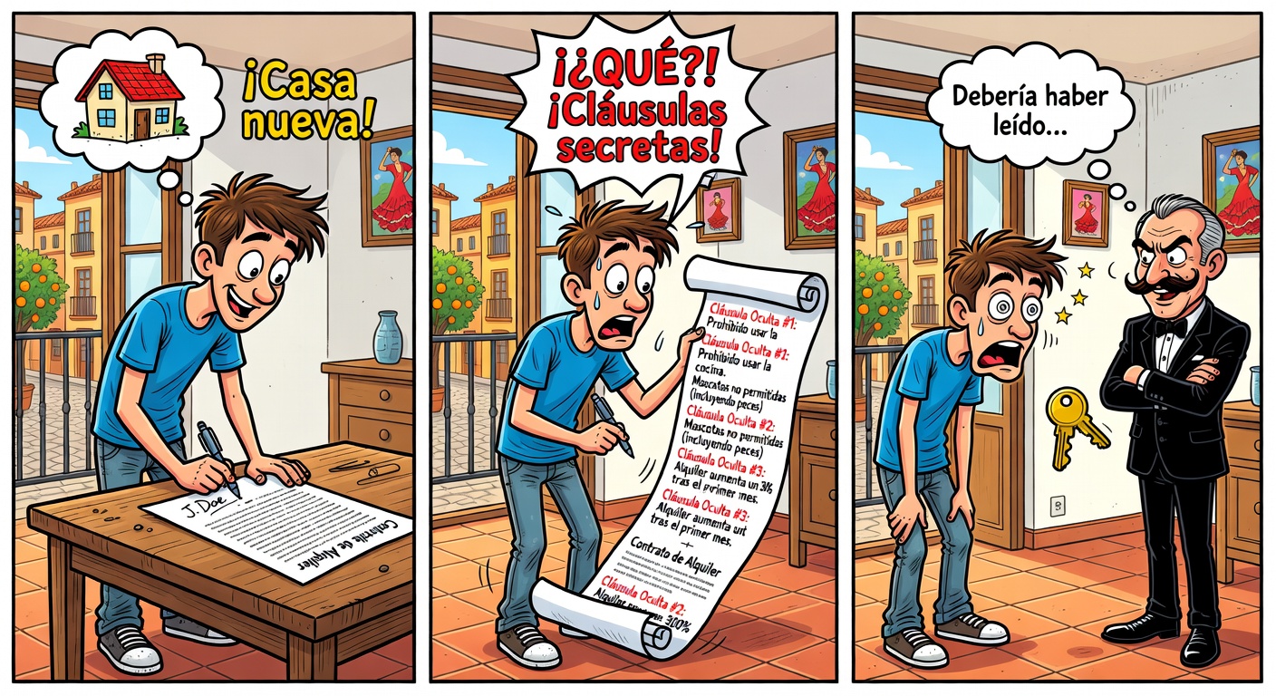 Ignorar los contratos de alquiler en España