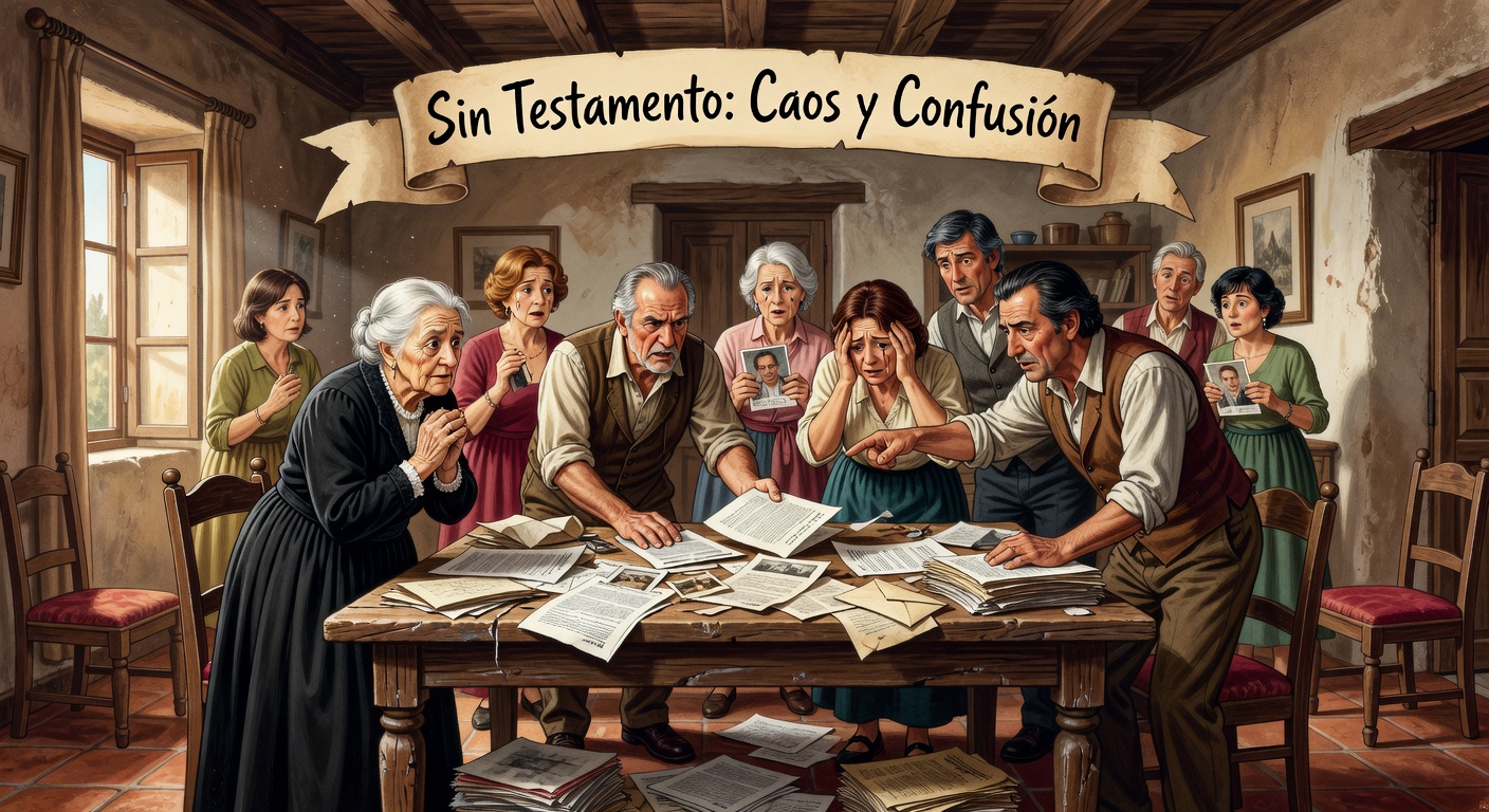 No tener testamento