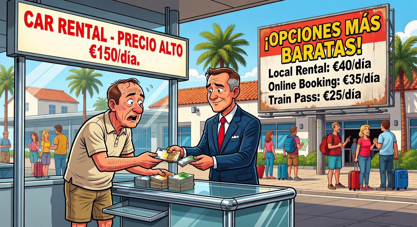 Pagar de más por el alquiler del coche